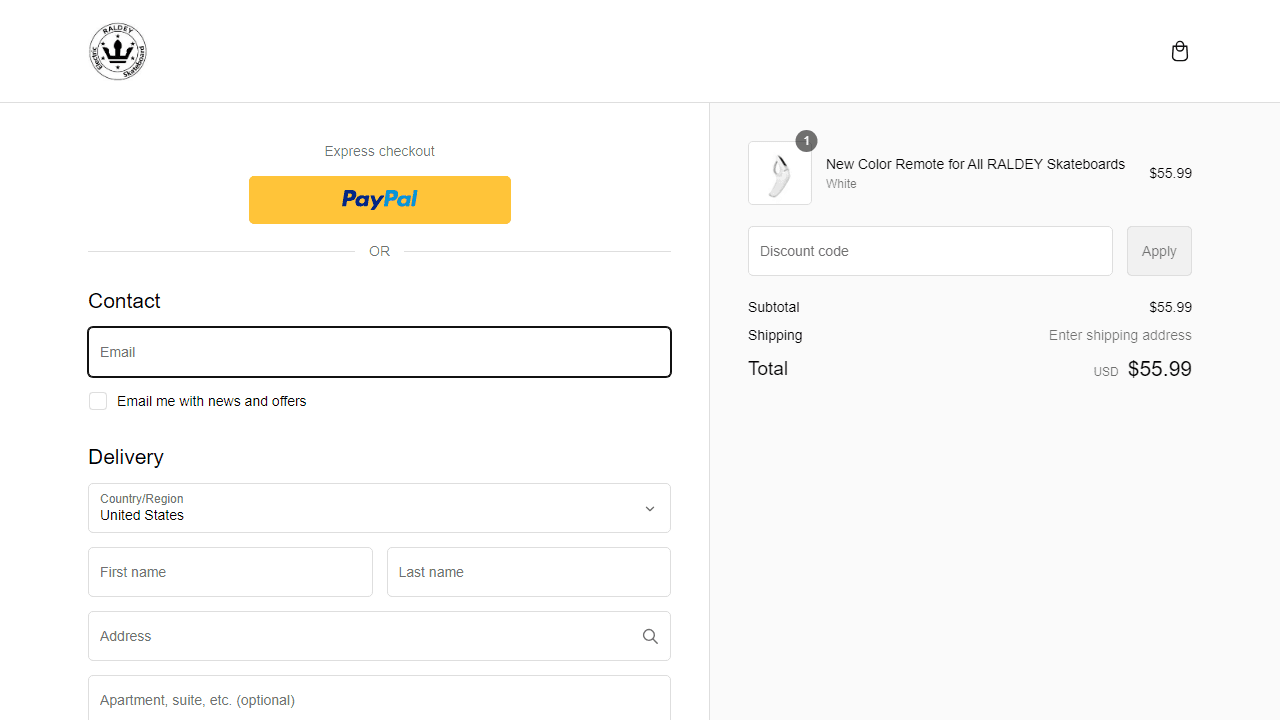 How to apply Raldey coupon code